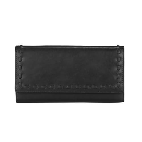 Hope RFID Leather Laced Wallet (Black)