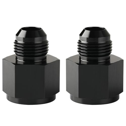 16AN to 12AN Flare Reducer Adapter (2-pack) Aluminum