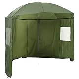 Assemblage requis: Oui Tomostar Parapluie de Pêche, Parasol Abri de Pêche Anti-UV Tente de Pêcheur Jaune armée 240 x 210 cm Polyester Oxford