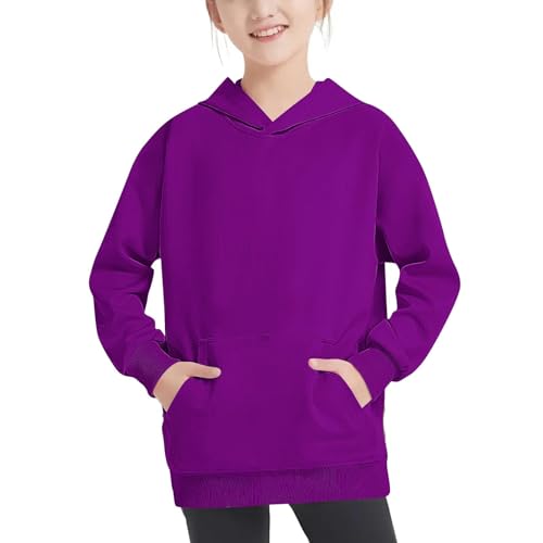 Cute Hoodies for Teen Girls Boys Oversized Sweatshirts with Pockets Kids Trendy Fall Athletic Clothes Outfits 4-14t