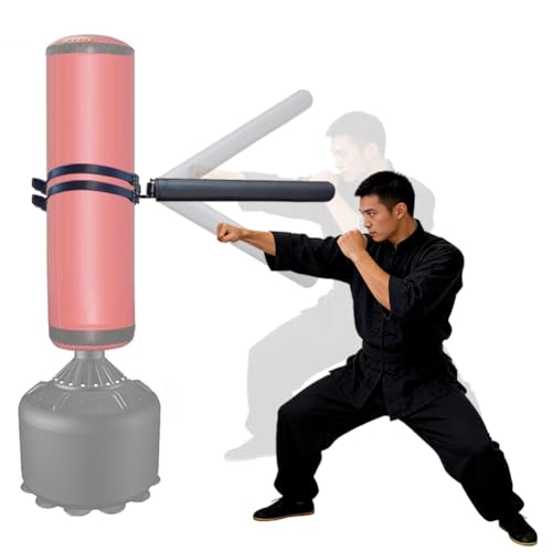 DYK&NX Wing Chun Muñeco de Madera, Barra Giratoria 180° Punching, Entrenamiento Boxeo Entrenamiento de Velocidad, Para Kickboxing Fitness y Alivio Del Estrés