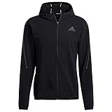 Capucha y cremallera completa adidas H.RDY Warri JKT Sweatshirt, Black, L Men\'s