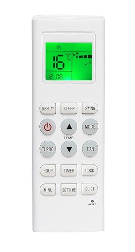 Image of LUCRE Ac Remote Compatible for Havells Ac Remote Also for Lloyd /Onida /Voltas Ac Remote (LS18I31BA), with Green Backlight, Your Old Remote Must be Exactly Same