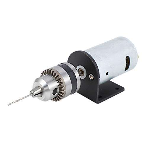 Wisyurt Dc 12-36 V Dreh Maschine 555 Motor Mit Miniatur Hand Bohr Futter Und Halterung Dc Motor