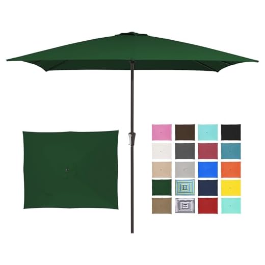 Durable 8x10 ft Patio Umbrella for All Weather
