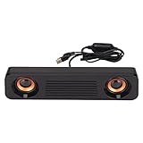 コンピューター有線スピーカー、ポータブルモニターサウンドバー、USB電源PCスピーカー、HiFi音質デスクトップサウンドバー、プラグアンドプレイ、オフィス、家庭、ゲーム用ミニステレオスピーカー