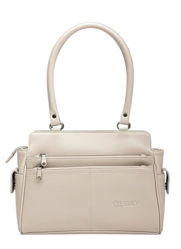 Image of Premium PU Leather Handbag for Women - Spacious Shoulder Tote for Daily, Office & Travel Use - Multi-Pocket Western-Style Purse