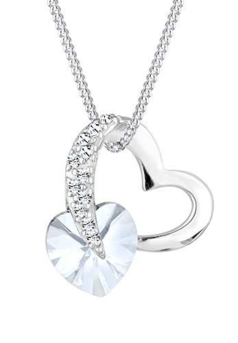 Collier coeur argent 925 cristal : le cadeau glamour parfait pour femme