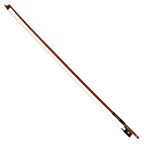 Image of Kmise Violin Bow 4 /4, Lightweight Fiddle Octagonal Brazil Wood Stick, Ultra-Stretchy Horsehair, Anti-Distortion Ebony Frog Bows for Beginner Practice