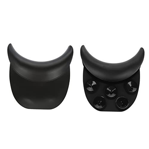 Shampoo Bowl Neck Rest, Silicone Salon Neck Rest Cushion with Suction Cup Portable Shampoo Sink Neck Pad for Home Basin
