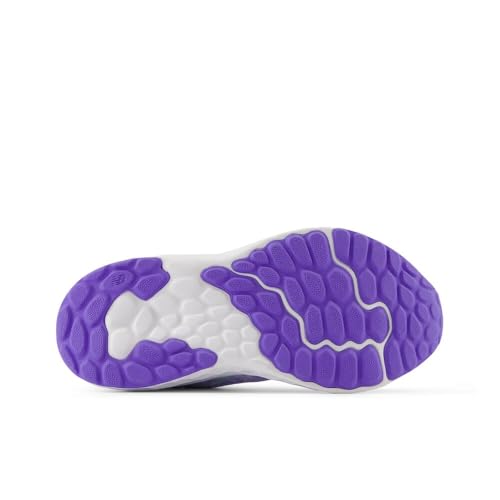 Image of New Balance Kid's Fresh Foam Arishi V4 Bungee Lace with Top Strap Running Shoe, Bright Lavender /Violet Crush, 2 M Little Kid