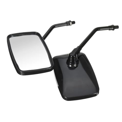 Espejos retrovisores universales para moto scooter ATV con hilo rectangular de 10mm 5