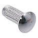 250Pcs Assorted Set of Solid Rivets with Knurled Shanks for Fastening for DIY, Automotive, and Industrial Projects
