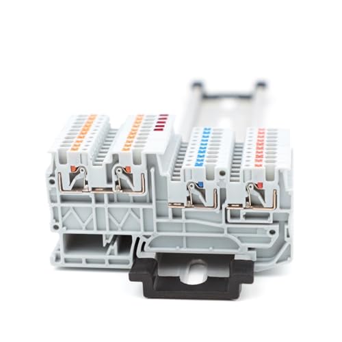 Bloque de terminales PTIO1.5/S/3-LED para sensores con luz de 24 V y 3 conductores