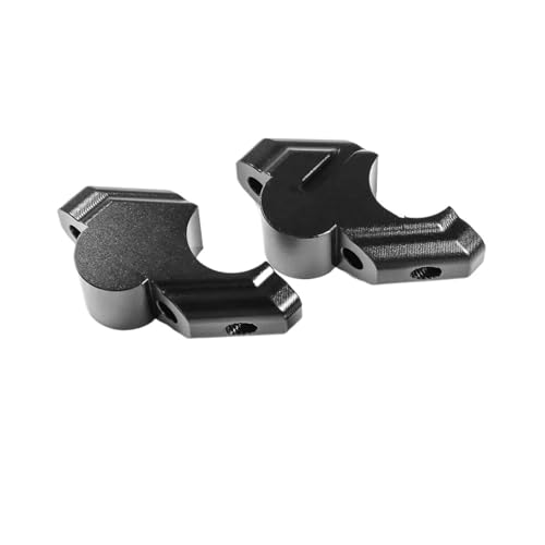 Pontet de guidon rehausseur noir pour Yamaha Tracer 9 GT de 2021 à 2023
