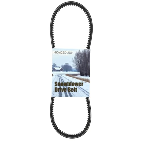 HKAOSDUUH Replacement 954-04050 754-04050 Auger Drive Belt fits MTD Craftsman Cub Cadet Troy-Bilt 123R 280EX 179E 2-Stage Snow Thrower 754-04050A 954-04050A 1/2 X 35