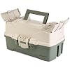 Plano Caja de Pesca Dos Bandejas Verde/Tan, Cerradura de Latón a Prueba de Óxido, Bandeja Acceso Superior con Almacenamiento Profundo, Hecho en USA miniatura 7