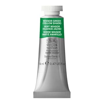 Winsor & Newton 14 ml Tube Professional Water Colour Paint, Winsor Green Yellow Shade