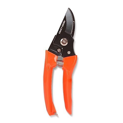Image of Kraft Seeds Assorted Hand Pruner Cutter - 1 Pc (Steel Blades) | Heavy Duty Gardening Cutter Tool | Plant Cutter for Home Garden | Wood Branch Trimmer | Sturdy Stem Scissors