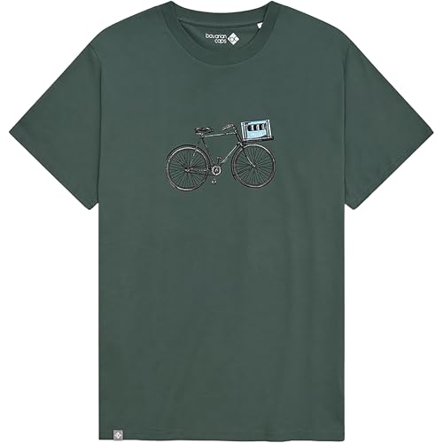 T-shirt Bavarian Caps homme Expresslieferdienst vert foncé XXL vêtement décontracté