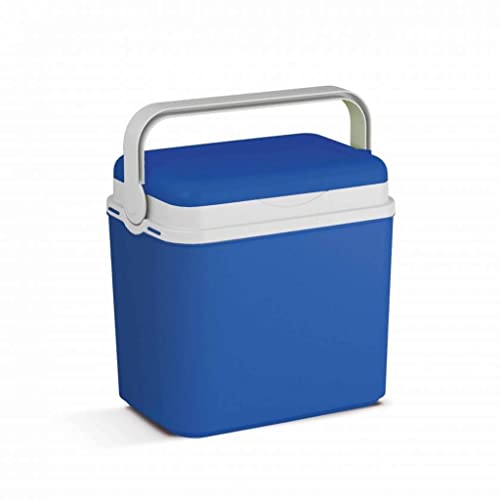 Passive Kühlbox aus Kunststoff mit Polystyrol-Isolierung (10 L, Blau) – Ansicht 1