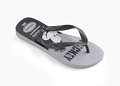 Chinelo Top Disney, Havaianas, Adulto Unissex, Cinza Gelo, 41/42