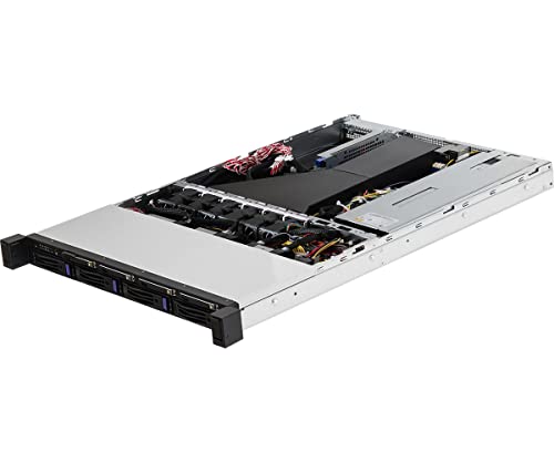 Image of Asrock Rack 1U4L4E-ROME /2T 1U Rackmount General Purpose Server Barebone 4 Bays NVMe and 4 Bays SATA AMD EPYC 7003 /7002 Processors
