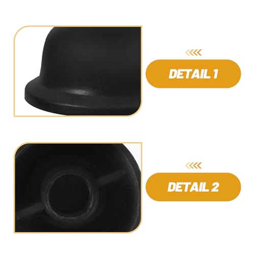 Tapa de paraguas de poste con diseño preciso de doble medida y rosca de 6mm 3