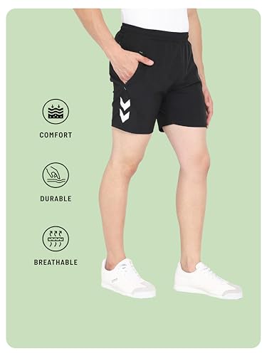 Image of hummel Tess Men's Shorts 2.0| Comfortable | Breathable Fabric | Durable | for Everday Use | Ideal for Yoga or Gym | Shorts for Men