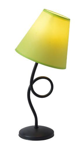 Naeve Leuchten Tischleuchte, Metall, 40 W, E14, 16 x 16 x 35 cm, Schwarz 3095217