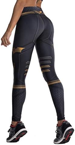 Drakon Women's Many Styles of Crossfit Colombian Yoga Compression Pants, Black, 27 Regular