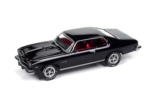Pontiac GTO negro 1:64 miniatura 1