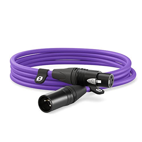 RØDE XLR-3 Hochwertiges XLR-Kabel (3 m, lila) RØDE XLR-3 Hochwertiges XLR-Kabel (3 m, lila)