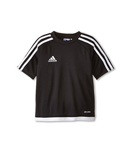adidas Estro 15 Jersey (Little Big Kids), Black/White, Medium