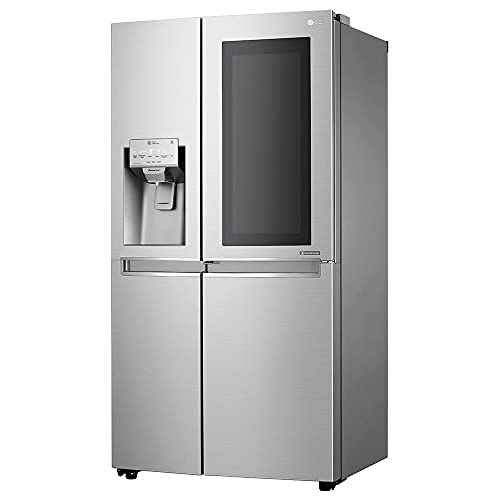 Refrigerador Side by Side New Lancaster Instaview LG Frost Free com 601 Litros Painel Touch Aço Escovado - GC-X247CSB