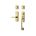 Baldwin 85385.2DCR Soho Double Cylinder Two Point Handleset with a Right Handed Soho Interior Lever