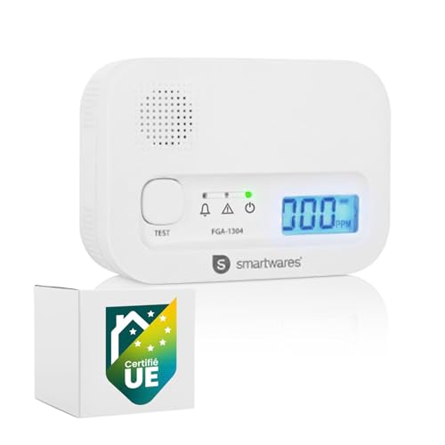 Smartwares Détecteur de monoxyde de Carbone FGA-13041...