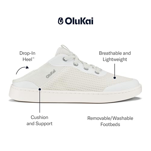 Image of OluKai Kahakai Women's Waterproof Leather Athletic Sneakers