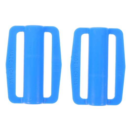 WOONEKY 2pcs Dive Scuba Belt Keeper - Plastic Tri-Glide Slide Retainer for Webbing Straps - Weight Belt Holder Buckle Fastener for Diver Equipment Travel Use