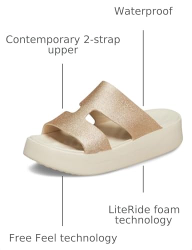 Image of Crocs Getaway Platform H-Strap, Wedge Sandals for Women