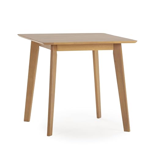 HOMN LIVING Esstisch, Pomago, 80 x 80 cm, Eiche, Massivholz, 80 cm (Breite), 80 cm (Tiefe), 75 cm (Höhe)