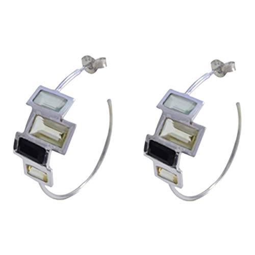Boucle d'oreille en argent baguette pour sublimer vos soirées