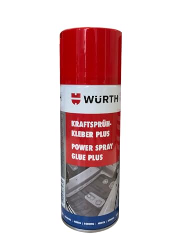 Kraftsprühkleber Plus farblos, Würth (0890100064), hohe...