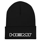 Chrysler Stellantis Hemi Embroidered Beanie - Officially Licensed - Black