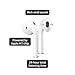 Apple AirPods Wireless Ear Buds, Bluetooth Headphones with Lightning Charging Case Included, Over 24 Hours of Battery Life, Effortless Setup for iPhone