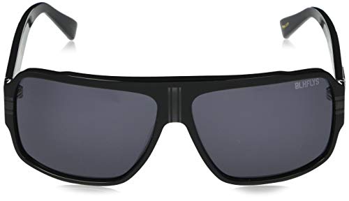 Black Flys Unisex-Adult Sunglasses, Shiny Black, 622