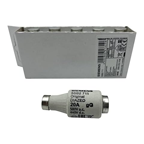 Fusibles DIAZED SIEMENS 500 V 20 A Cover