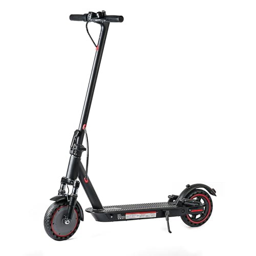 Sypeeot Patinete Eléctrico Plegable para Adultos con autonomía de 25 a 40 km, neumáticos de 8,5/10 Pulgadas, Doble suspensión y Control Mediante aplicación(W4-Plus)