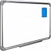 Produktbild Retoo Magnetisches Whiteboard 60x45 cm, trocken abwischbar, mit stabilem Aluminiumrahmen und Zubehörschale, für Büro Schule Haushalt, Magnettafel im Hoch- oder Querformat, inklusive Gabboard, Weiß