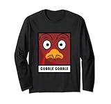 Photo Gallery ringraziamento funny turkey gobble gobble maglia a manica Photo Gallery ringraziamento funny turkey gobble gobble maglia a manica